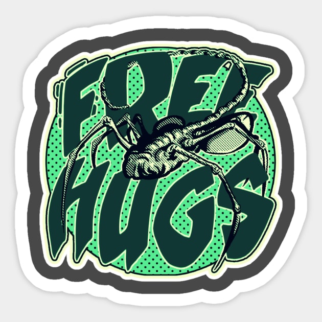 Hugs fro Space Sticker by R10Creator